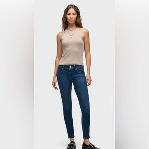 Hudson Mid-rise Collin Skinny Jeans